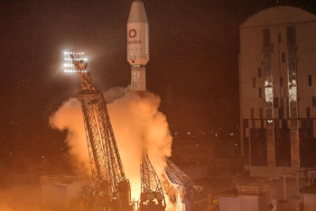 Фотография к новости: С Байконура успешно стартовала новая группировка спутников One Web