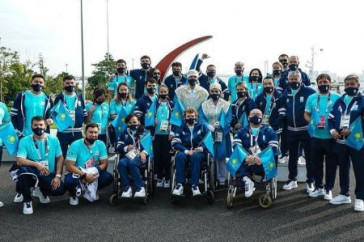 Фотография к новости: Казахстан принял участие в открытии Паралимпийских игр в Токио