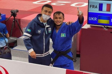 Фотография к новости: Дзюдоист Ануар Сариев завоевал серебро Паралимпиаде в Токио