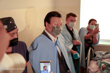 Фотография к новости: Глава Минздрава посетил многопрофильную больницу в Таразе