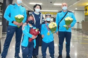 Фотография к новости: Актоты Раимкулова встретила спортсменов Паралимпиады