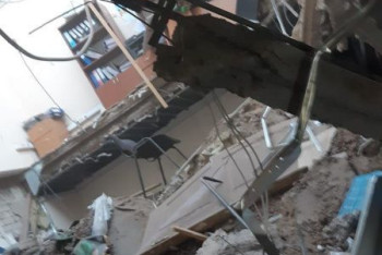 Фотография к новости: Двухэтажное здание фонда "Даму" обрушилось в Актобе