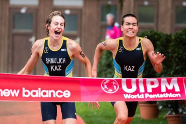 Фотография к новости: Чемпионат мира по биатл и триатл: сборная Казахстана вернулась с победой