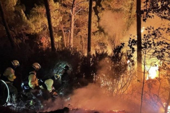 Фотография к новости: В Испании из-за мощного пожара пришлось эвакуировать 500 человек