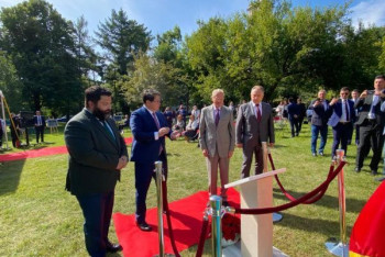 Фотография к новости: Сквер "Казахстан" появился в Бухаресте