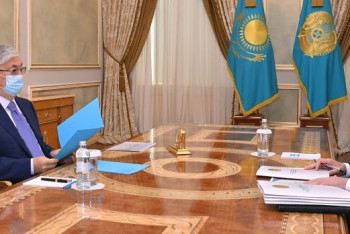 Фотография к новости: Токаев принял нового министра экологии