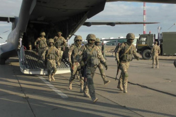 Фотография к новости: Соединения и части ВС РК переброшены на запад и юг страны