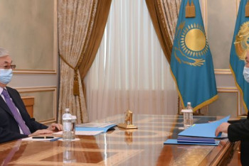 Фотография к новости: Токаев принял главу Агентства по финансовому мониторингу