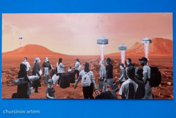 Фотография к новости: Спутники со зрачками, юрты на Марсе и Чингисхан в скафандре — космос в Нур-Султане