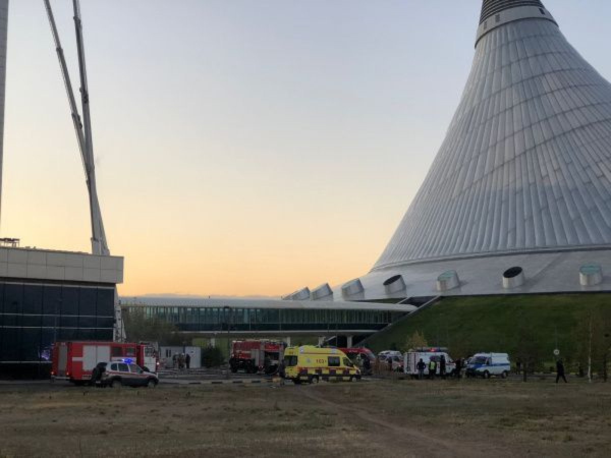 Пожар в здании "Казахмыса" потушен в Нур-Султане