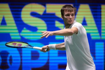 Фотография к новости: Александр Бублик посвятил казахстанцам победу в 1/8 Astana Oрen ATP 250