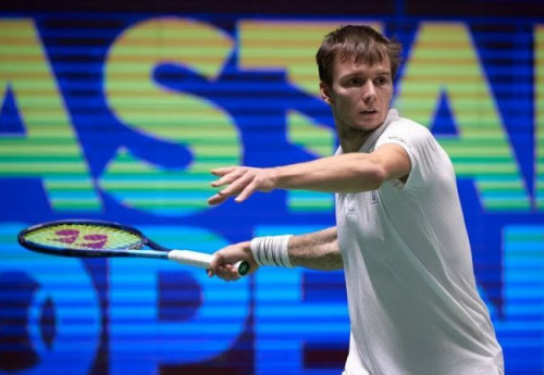 Фотография к новости: Александр Бублик посвятил казахстанцам победу в 1/8 Astana Oрen ATP 250