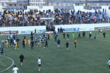 Фотография к новости: "Каспий" проведет остаток сезона без зрителей после скандального матча с "Астаной"