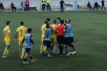 Фотография к новости: На "Каспий" и "Астану" наложены штрафы за беспорядки после матча