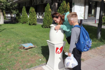 Фотография к новости: Питьевые фонтанчики установили в Шымкенте, несмотря на распространение коронавируса