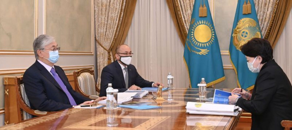 Раимкулова доложила Токаеву о мероприятиях к 30-летию независимости