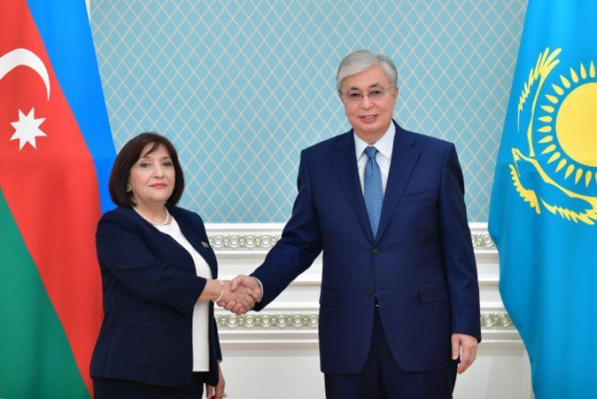 Токаев принял председателя Милли Меджлиса Азербайджана