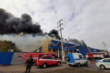 Фотография к новости: Уголовное дело возбуждено по факту пожара в ТЦ "Астыкжан" в Нур-Султане