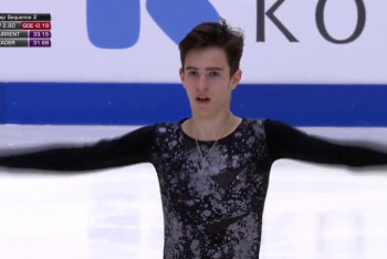 Фотография к новости: Казахстанский фигурист завоевал серебро на турнире в Польше