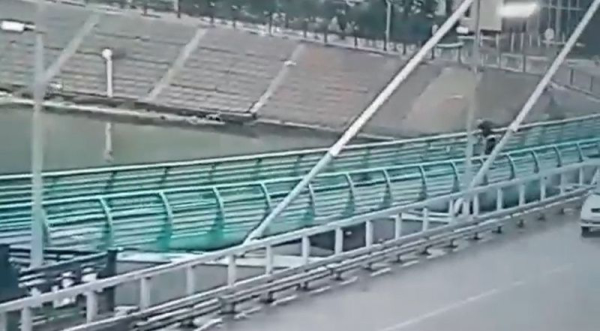 Беременная спрыгнула с моста в реку в Нур-Султане