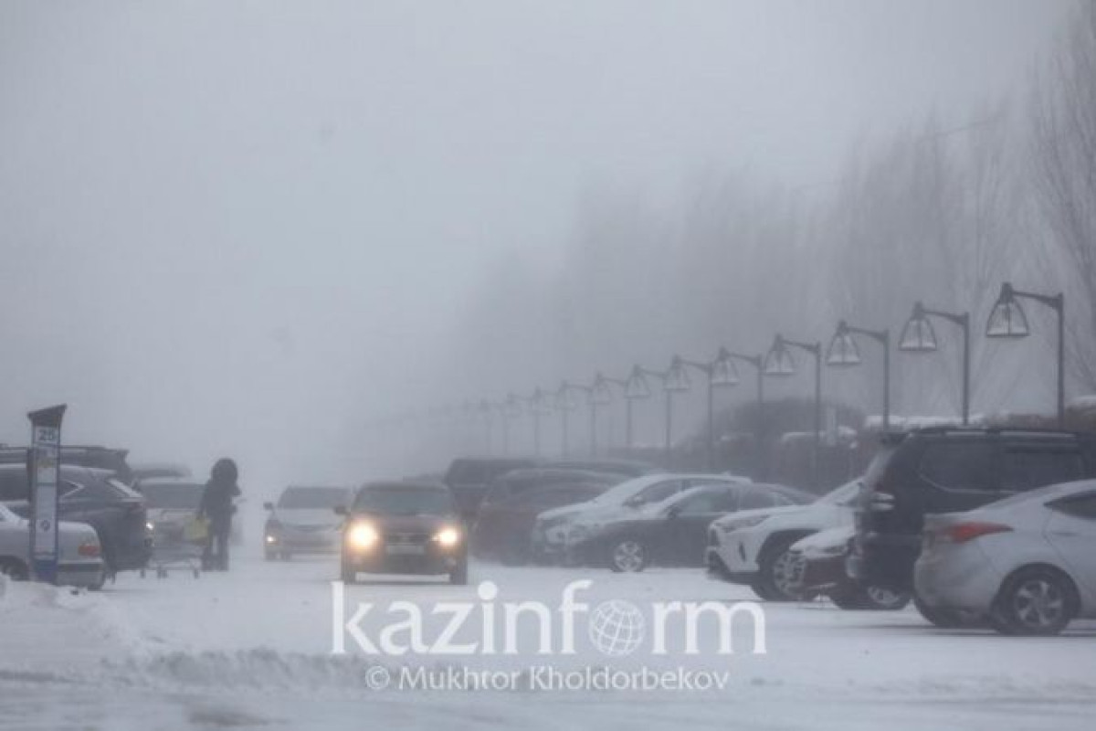 Штормовое предупреждение объявлено в пяти областях Казахстана