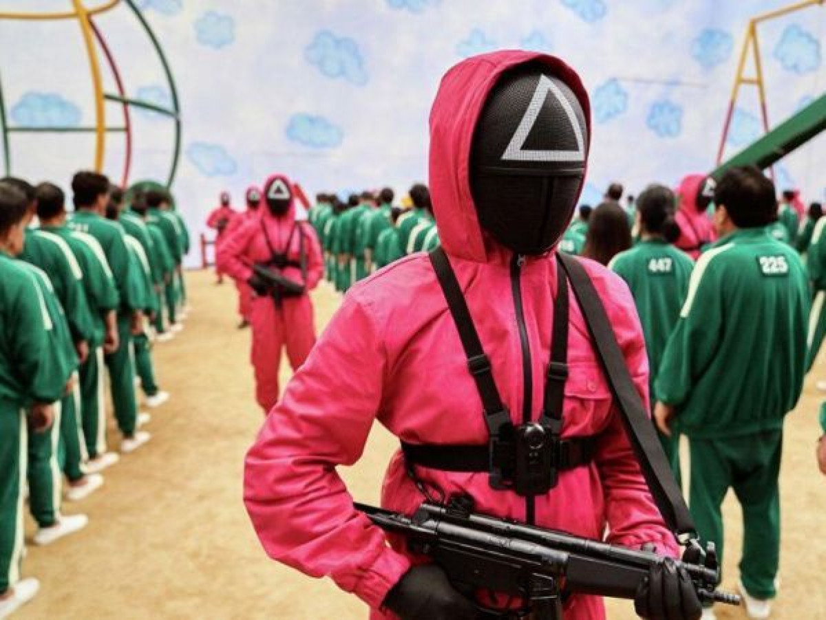 Школы обеспокоены опасными играми детей по сериалу "Игра в кальмара"