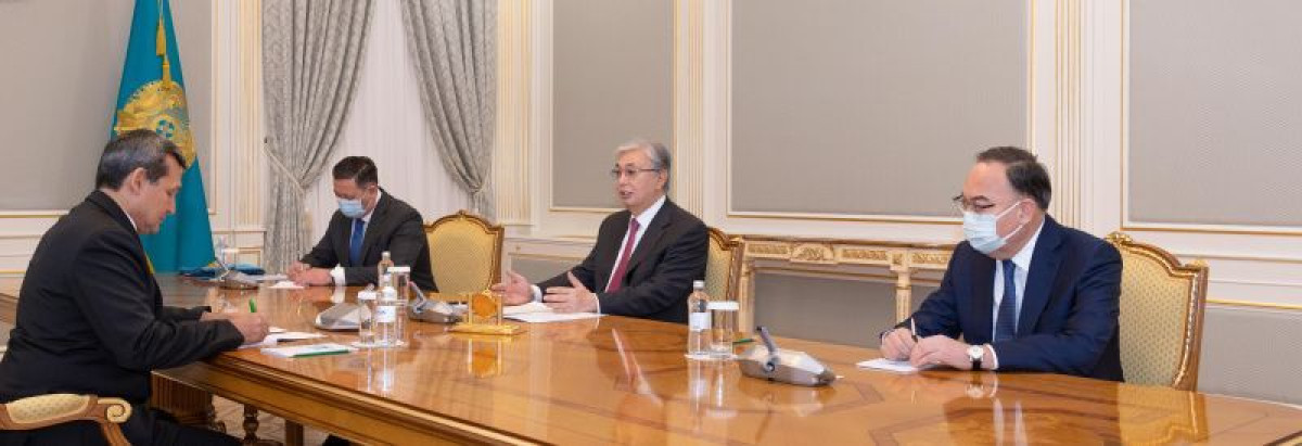 Токаев принял министра иностранных дел Туркменистана