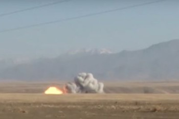 Фотография к новости: 400 килограммов фрагментов боеприпасов уничтожили за день в Жамбылской области