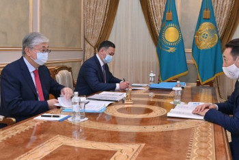 Фотография к новости: Токаев принял исполнительного директора секретариата СВМДА