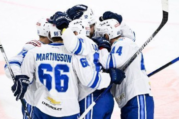 Фотография к новости: «Барыс» потерпел поражение, проиграв минскому «Динамо», в гостевом матче КХЛ