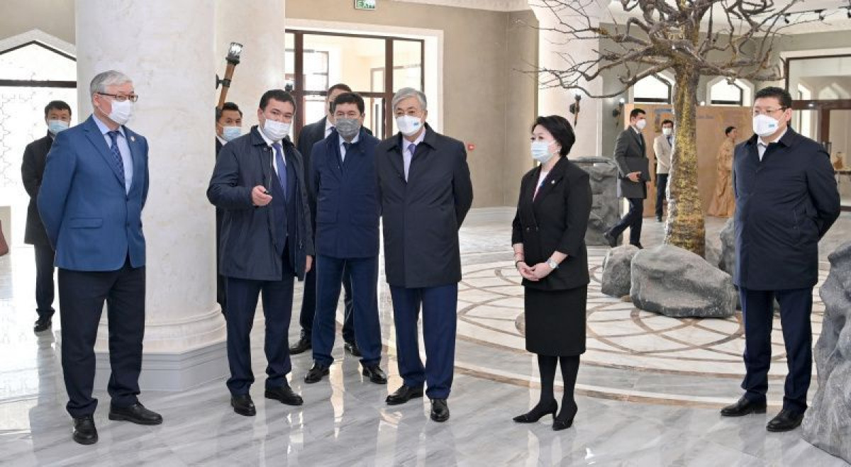 Токаев посетил историко-культурный комплекс "Жошы хан"