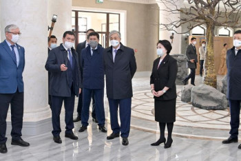 Фотография к новости: Токаев посетил историко-культурный комплекс "Жошы хан"