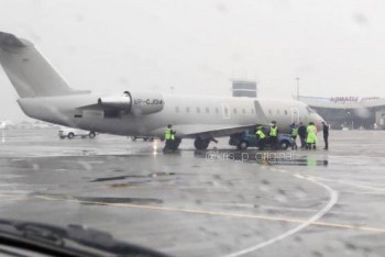 Фотография к новости: В попавшем в ДТП самолете находились футболисты "Кайрата"