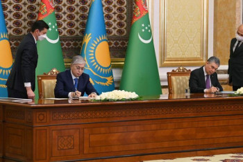 Фотография к новости: Токаев и Бердымухамедов обсудили ситуацию в Афганистане