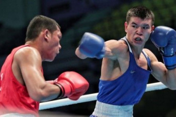 Фотография к новости: Капитан сборной Казахстана одержал вторую победу на ЧМ-2021 по боксу