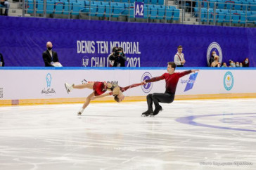 Фотография к новости: Как проходит международный турнир Denis Ten Memorial Challenge-2021 в Нур-Султане