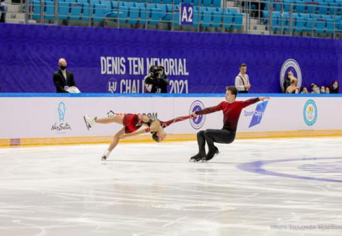 Фотография к новости: Как проходит международный турнир Denis Ten Memorial Challenge-2021 в Нур-Султане