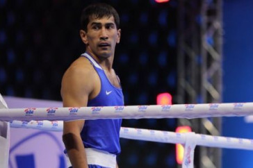 Фотография к новости: Боксер из Казахстана выбил узбекистанца во втором круге ЧМ