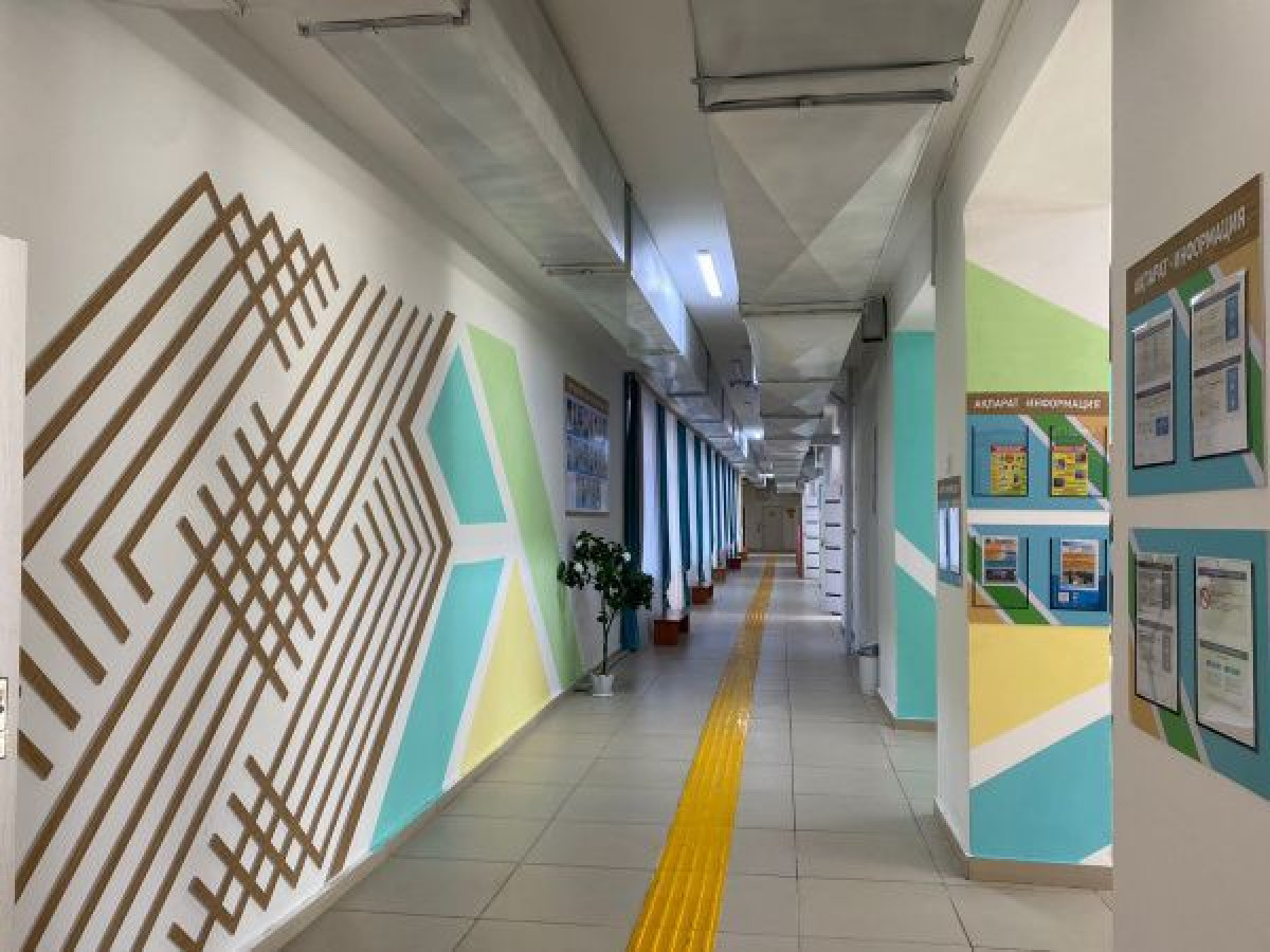 Капитальный ремонт школы провели в поселке Бурабай Акмолинской области