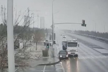 Фотография к новости: Более 200 ДТП за два дня произошло из-за гололеда в Нур-Султане