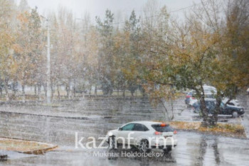 Фотография к новости: Штормовое предупреждение объявлено в шести областях РК