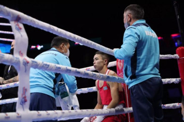 Фотография к новости: "Он захотел отыграться за Токио" – о победе Сакена Бибосынова высказался его тренер