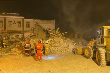 Фотография к новости: Взрыв в кафе в Актау: полиция начала расследование