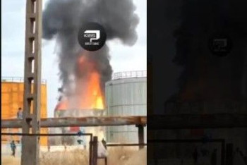 Фотография к новости: Цистерна с мазутом вспыхнула на территории котельной в Каратау