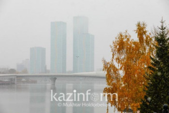 Фотография к новости: Штормовое предупреждение объявлено в пяти областях Казахстана