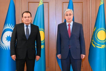 Фотография к новости: Токаев принял генсека Совета сотрудничества тюркоязычных государств