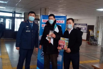 Фотография к новости: Акцию "В будущее без наркотиков" провели в Акмолинской области