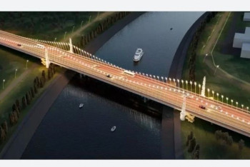 Фотография к новости: Новый автомобильный мост начали строить в Нур-Султане