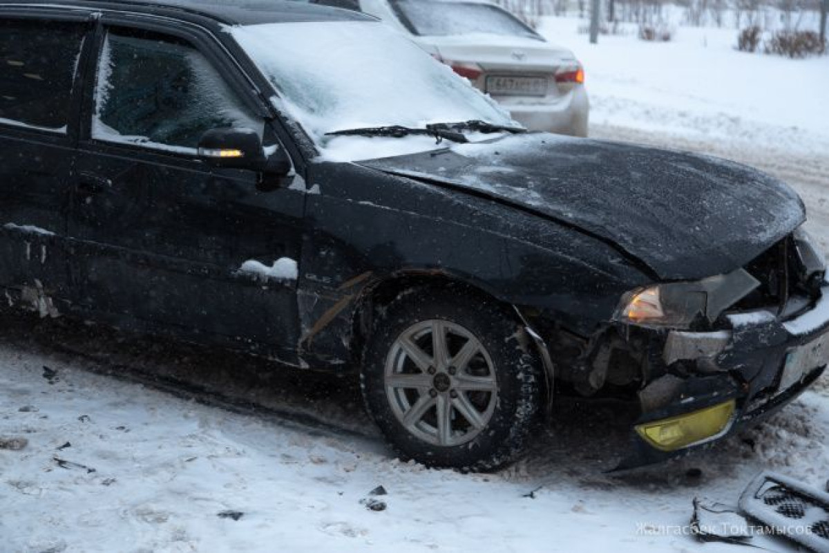110 ДТП зарегистрировали в Нур-Султане за полдня