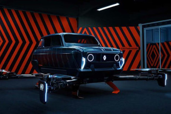 Фотография к новости: Новая летающая машина похожа на огромный дрон